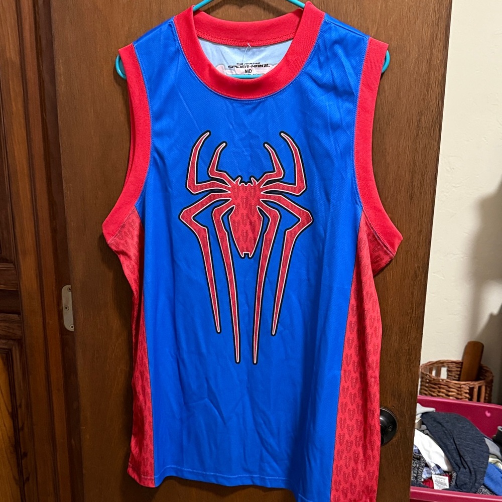 Kohl's marvel Kids Spider Graphic Tank Top - Blue and Red